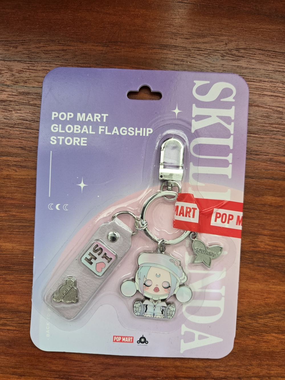 POP MART Skullpanda Keychain I❤️SH